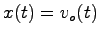 $x(t)=v_o(t)$