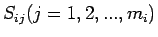 $ S_{ij}(j=1,2,...,m_i)$