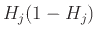 $\displaystyle H_{j}(1-H_j)$