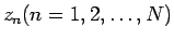 $z_{n} (n=1,2,\ldots,N)$