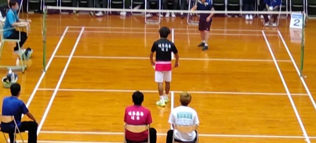 第57回全国高専体育大会・第46回全日本高専バドミントン選手権大会<br>（R4.9.4　丸亀市民体育館）男子シングルス３位　関野遥斗
